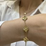 دستبند ونکلیف سه گل