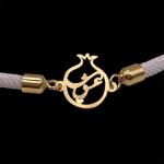 دستبند زنانه طلا طرح انار - Image 3