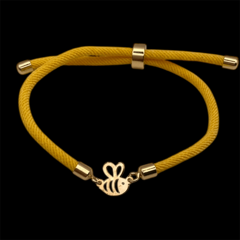 دستبند طلا زنانه طرح زنبور - Image 1