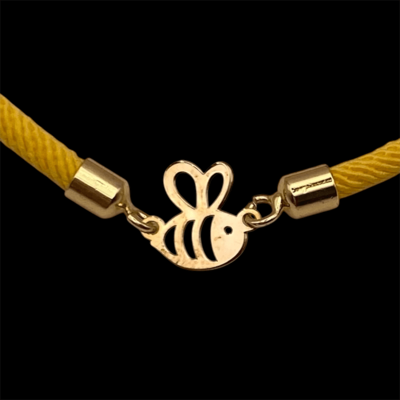 دستبند طلا زنانه طرح زنبور - Image 3