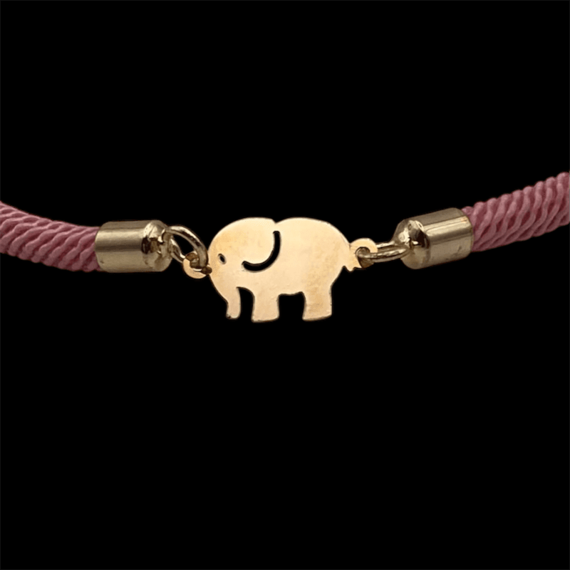 دستبند طلا زنانه طرح فیل - Image 3