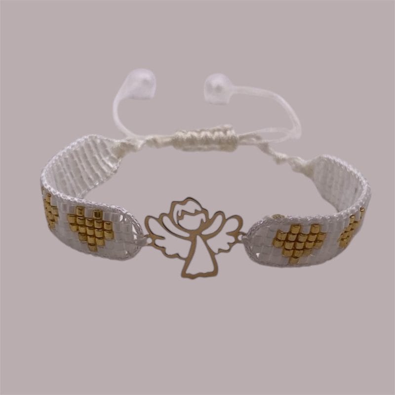 دستبند طلا زنانه طرح فرشته - Image 1