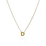 آویز طلا لاتین حرف D