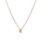 آویز طلا لاتین حرف E