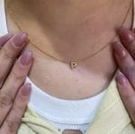 آویز طلا لاتین حرف P - Image 2