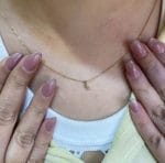 آویز طلا لاتین حرف L - Image 2