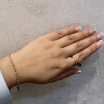 دستبند طلا زنانه تمام گوی - Image 2