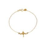 دستبند طلا زنجیری طرح بالرین