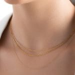 زنجیر طلا فلامینگو 50 سانت - Image 2