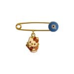 سنجاق سینه طلا چشم نظر طرح کیتی