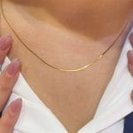 زنجیر طلا هرینگبون - Image 2