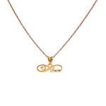 آویز طلا طرح بینهایت