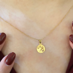 آویز طلا طرح مامان قشنگم - Image 2